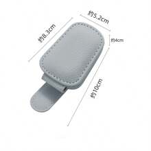 1 Piece Of General Motors Sunshade Eyeglass Clip, Made Of PVC, Car Eyeglass Frame, Interior Accessories, Eyeglass Storage Rack For Women Storage Organizer Travel Essentials Back To School Dormitory Storage Fall Decor