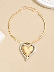 1 Stück Goldfarbene Modische Einfache Choker Halskette