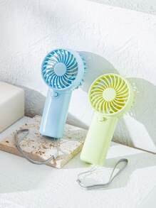 Ventilateur mini portatif à piles de dessin animé, usage personnel portable