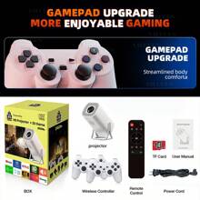 Android 11 Gaming Projector Home Theater Wireless Gaming Controller Dual WIFI 1280*720P For MirrorCast/Youtu/+