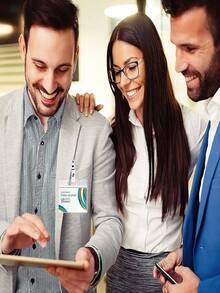 1 Set (5pcs) Clear ID Card Holders With Lanyards - Multi-Attachment Badge Reels (Keychain + Clip) | Rigid Plastic Card Sleeves For Office, School, Events | Bulk Credit Card & Pass Holders - Multicolor - View 8