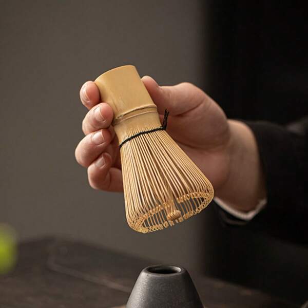 Natuurlijke bamboe thee garde Chasen Matcha poeder voorbereiden borstel tool, Matcha garde set, theeset, Matcha garde, Matcha kom terug naar school