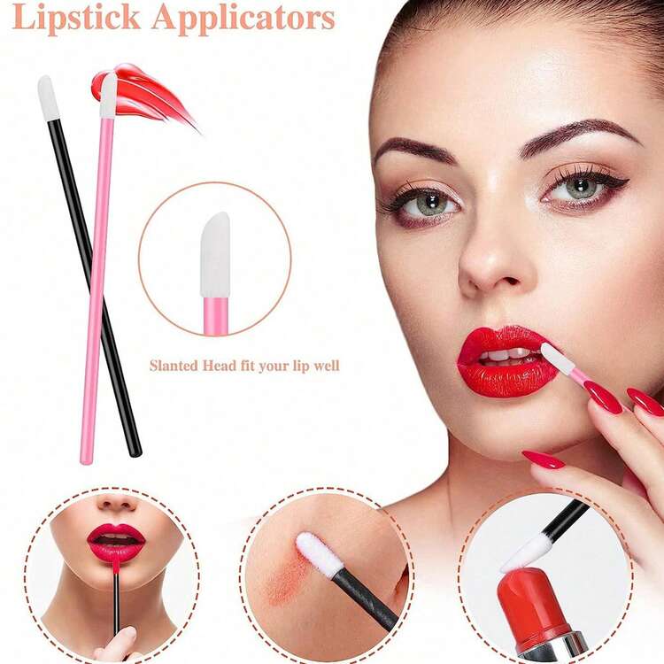 309pcs Disposable Makeup Accessories With Makeup Applicators Triangle Makeup Puffs, Mascara Wands, Disposable Lip Applicators, Eyeliner Brushes Makeup Tools For Makeup Artist Supplies,Brush Set,Makeup Brush Kit,Make Up Brush Set,Make Up Set Complete,Makeup Brush Set,Complete Makeup Kit,Brush Kit,Brushes Makeup Set,Makeup Gift Set,Set,Giveaways,Professional Makeup Brushes,Complete Makeup Set - Black - View 3