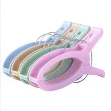 大号沙滩巾夹,塑料衣夹,用于固定毛巾、毯子、被子、晾衣绳上的衣服、日光浴椅、泳池椅、游轮用衣夹,4/8 件套,混合颜色 - 彩色 - 查看 18