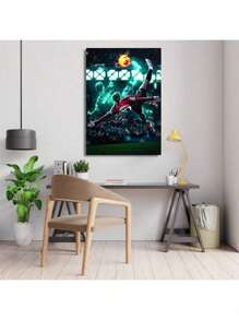 Set Of 1/3 Pcs Pop Wall Arts Posters, Football Player Posters, Soccer Legend, Soccer Star Wall Arts, Canvas Printing Posters, Modern Wall Decor, Stadium Living Room Bedroom Home Decoration Unframed-Style, Wall Art With Frame