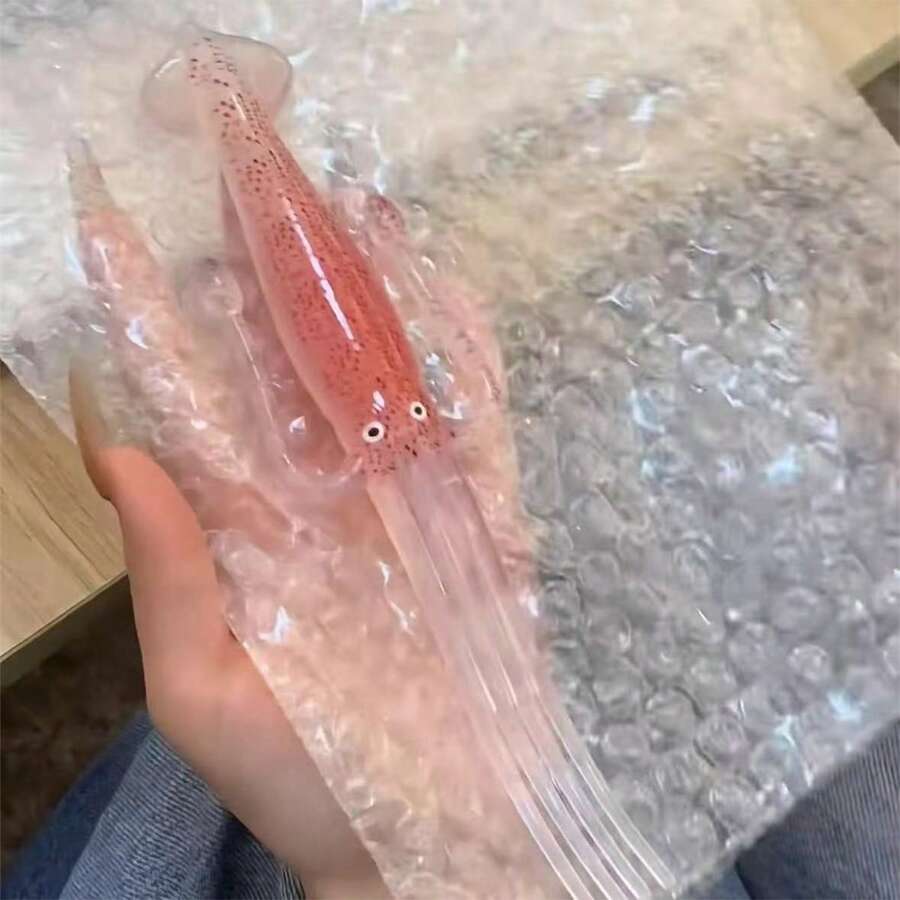 1 件鱿鱼面叉，创意方便面叉，耐热，独特的餐叉，适用于水果、小吃，适用于餐厅、酒店、派对、厨房