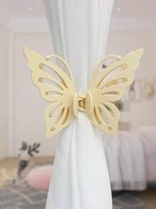 1pc Bow Curtain Clip, Decorative Bedroom Soft Furnishing, Hair Clip, Curtain Holdback Room Decor Home Decor Living Room Decor Curtains