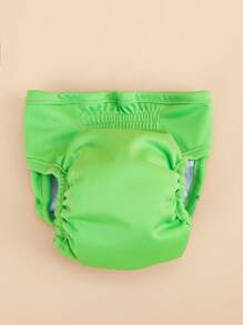 1 Pantalon sanitaire femelle de chien de couleur unie, pantalon menstruel, pantalon physiologique de chien, couches interchangeables et lavables, couches pour chiens, pantalon physiologique de période menstruelle, équipement spécial pour chiens