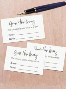 100pcs Bride Game Cards, Funny Wedding Party Games Suitable For Bridal Shower, Bachelorette Party, Birthday Party, Graduation Party, Family Gathering, Wedding Decorations