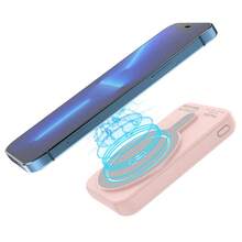 20000MAh 磁吸移动电源 LED 显示屏无线便携式充电器兼容 16 Pro 15 14 13 12 Pro Max 全系列兼容苹果 、iPad、安卓手机，适合户外玩耍、购物、旅行、便携式电源，安全稳定适用于暑假户外旅行/露营和应急备用移动电源，适合送给家人、朋友、生日的礼物，磁性无线