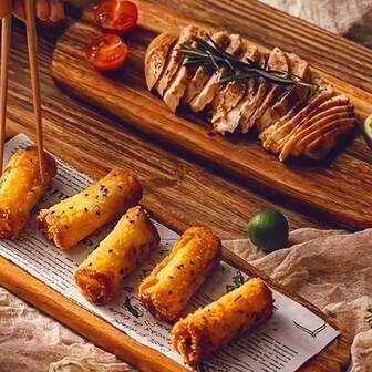 Elegant And Durable High-Quality Acacia Wood Chopping Boards - Solid Wood Chopping Boards For Meat, Cheese, And Fruits - An Essential Food Preparation Tool For The Ideal Kitchen And A Perfect Holiday Gift, Practical Kitchen Tools, Outdoor Barbecue Chopping Boards, Boards, Meat Cutting Boards, Butcher Boards, And Gifts For Friends And Family On Easter, Halloween, Thanksgiving, St. Patrick's Day, Valentine's Day, And Mother's Day