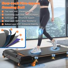 FYC Walking Pad With Incline - 4 In 1 Under Desk Treadmill For Home Portable Lightweight Compact Running Machine Walking Jogging For Home Office - 美規B型插(110-127V) - 查看 3