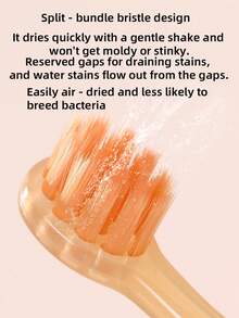 1 件/8 件卡通软毛儿童牙刷，适合 0-3 岁婴幼儿使用，训练刷，超细超软，清洁和牙龈护理，适合婴儿牙齿和出牙期 - 彩色 - 查看 6