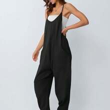 AUTOMET Jumpsuits For Women Casual Summer Outfits Rompers Comfy Beach Vacation  Overalls Jumpers Fashion Clothes 2025 - Greygreen - View 3