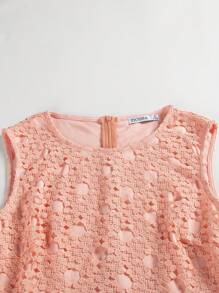 Vestido longo de noite de cetim com renda bordada sem mangas, elegante para eventos da noite