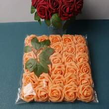 30 Stücke/Pack bunte Rosen aus PE, Heim-/Hochzeitsdekoration, künstliche Rosen für Hochzeitsdekoration