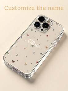 Personalisiertes Namens-Handyhülle, Gestalte deine eigene Handyhülle. Kann deinen Lieblingsnamen personalisieren. Farbiges Schleifen-Design. Hochdurchsichtige Handyhülle, klarer Druck. Komplett weiche Hülle, rundum Schutz für dein Handy, stoß- und fallsicher, feine Textur. Personalisierte Handyhülle. Geeignet als Geschenk für Familie, beste Freunde, Partner, Paare. Kompatibel mit iPhone 15, 14, 13, 12, 11, A33, A53, A12, A13, S24, S23, S20, Redmi. Geeignet für Weihnachten, Valentinstag, Muttertag.