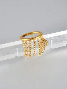 1PC G23 Titanium Chain Dangle Ear Cartilage Tragus Septum Piercing Ring Nose Piercing Rings Body Piercing Jewelry 16G