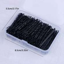 50/150pcs Ladies Simple Solid Color Invisible Hair Clips, Wavy Hair Clips, Hair Accessories For Women