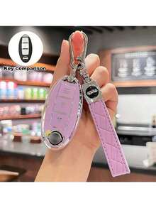 Soft TPU Key Fob Cover Case For Nissan/Dongfeng Nissan Car Models Including Qashqai, X-Trail, Tiida, Livina, Teana, Key Fob Protective Sleeve - Multicolor - View 3