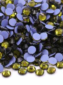 SS6 2mm Multi Color Glass Hotfix Rhinestones 1440pcs Round Shape Crystal Strass Flat Back Hotfix Rhinestone For Clothes Garment Decoration