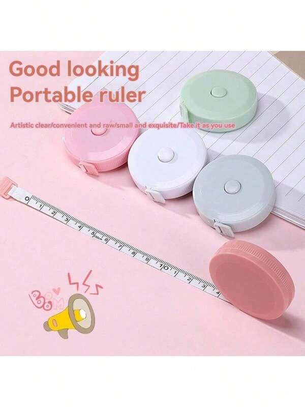 Portable Tape Measure Cute Small Ruler To Measure The Three Measurements Mini Tape Measure Clothes Waist Wholesale,Back To School,School Supplies