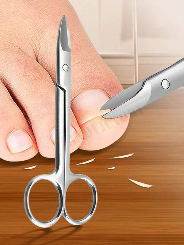 1pc Nail Scissors Stainless Steel Small Manicure Pedicure Tools Scissors For Fingernail Toe Nail Beauty Grooming Kit For Nail