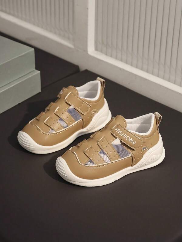 1 Paar Sommer Babysandalen für Jungen und Mädchen, mit Klettverschluss, atmungsaktiv durchbrochen, Sportteufelszeug