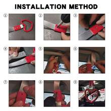 JDM改装恶魔之心 錫川赛车手带环 汽车警示环 巴士火车通用手把带 錫川环