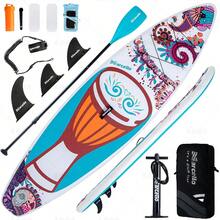 Paddle Board, 10'6 X 33" X 6" Ultra-Wide Inflatable Paddle Board For Adults, Lightweight  Board With Backpack, Pump, Waterprrof Phone Case Repair Kit For Yoga, Fishing, Surfing