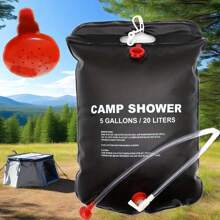 1 pièce Sac de douche pour le camping ; Sac de stockage d'eau pour pique-nique et cuisine en plein air ; Sac de douche pour l'extérieur ; Sac d'eau pliable pour le camping en plein air