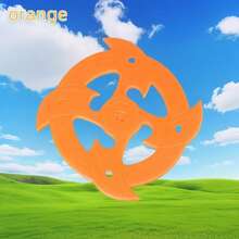 1PC EVA Flying Disc, Soft Rubber Hand Thrown Flying Disc, Boomerang, Rebound Tag, Soft Flying Disc, Safe Outdoor Flying Disc Suitable For Outdoor Interaction, Park Outdoor Play, And Gift Exchange - Multicolor - View 4