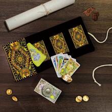 1pc Mystical Tarot Card Storage Bag, Gift Bag, Divination Tool Decoration, For Witchcraft & Astrology Supplies