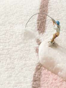 1pc, [Best Seller] Wavy Anti-Fatigue Round Creative Design Area Rug, Living Room Rug, Bedroom Rug, Personalized Decorative Rug, Entryway Rug, Kitchen Rug, Bathroom Rug, Gaming Room Rug, Study Room Rug