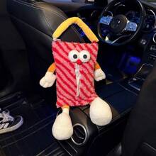 1 Stück - Reise Auto Taschentuchbox, kreativ, süßes kleines Monster Auto Hängetasche, Auto Taschentuch Tasche, Auto Hängetaschentuch Regal Aufbewahrungsbox, Auto Taschentuchbox Organizer, Aufbewahrung, Reise Sommer