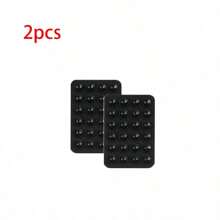 2pcs 24-Hole Silicone Suction Cup Phone Holder, Portable Mount Stand For Various Phone Cases, Non-Slip Adhesive For Video Calls, Selfie