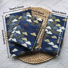 1 Stück A5/A6/Wochen Schwebewolken-Muster Buchcover, Bibelcover, Notizbuch Schutzhüllen, Wochen-/Monatsplaner Schutzhüllen, Büroartikel, Buchzubehör, geeignet für verschiedene Szenarien im Zusammenhang mit Büchern und Notizbüchern wie Zuhause, Schule, Geschenke usw., Schulbedarf, Schulmaterial