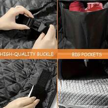 四合一多功能货物衬垫 - 多功能汽车坐垫 - 也可用于宠物、行李和野餐旅行的汽车配件