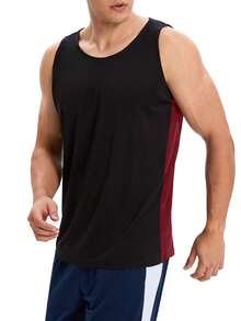 TELALEO 6 Packs Men's Quick Dry Workout Tank Tops Breathable Gym Sleeveless Muscle Shirts For Active Men - Multicolor - View 2