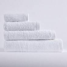 Diezx10 10xDIEZ Toalla algodón 550 gr/m2 nieve - Toallas de baño suaves de alta absorción y secado rápido Blanco - Sábana 100x160cm