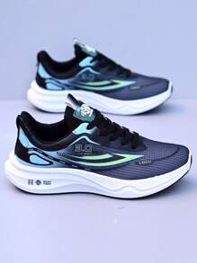 Scarpe casual leggere da uomo, scarpe da passeggio da esterno, scarpe sportive traspiranti in rete, scarpe sportive con suola in gomma antiscivolo e durevole, scarpe da corsa comode per l'estate, colore nero