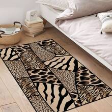 31x20in Leopard Rug, Bedroom Rug, Living Room Rug, Modern Carpet, Home Decor, Area Rug, Small Rug, Personalized Gift, Gift For Her