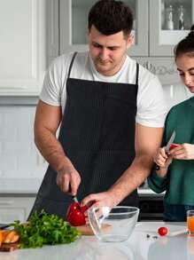 1pc Wipe Hand Apron, High-Quality, Comfortable, Breathable For Kitchen, Home, Catering, Baking, Durable Workwear