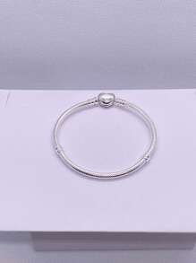 1 pièce Bracelet de style pour femmes, perles de charme pour base de bracelet à breloques DIY avec fermoir. Convient pour un port quotidien, parfait pour les jours fériés, les cadeaux d'anniversaire, base de bracelet