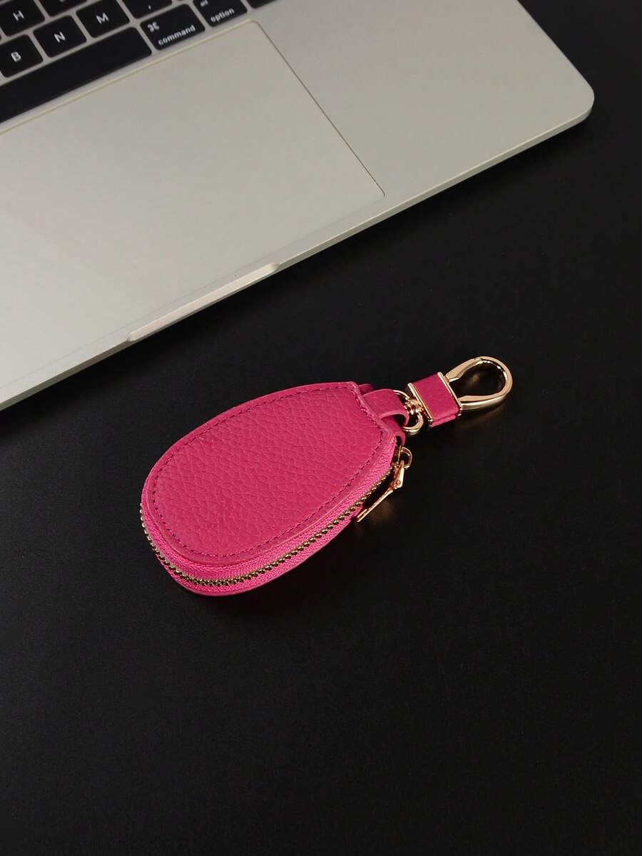 1pc Unisex Versatile Key Wallet Large Capacity Multi-Function PU Water Resistant Key Holder Pouch Minimalist & Compact Home Use For Women Wallet Mini Wallet Purse Wallet Wallet