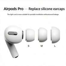 Punte per auricolari e ganci per orecchie di ricambio compatibili con Pro 2 e Pro 3 senza fili
