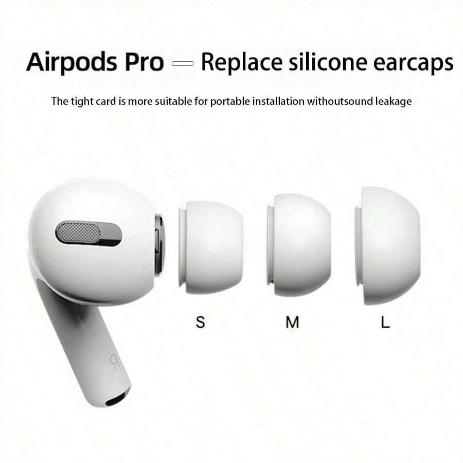 Punte per auricolari e ganci per orecchie di ricambio compatibili con Pro 2 e Pro 3 senza fili