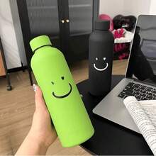 1 套不锈钢真空保温水瓶 500ml/16.9oz，双层壁，冷热饮，防摔防刮，防漏，户外便携，耐用涂层，情侣套装，办公室和健身房使用，返校 - 彩色 - 查看 12