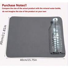 1 pièce Set de tapis de séchage en caoutchouc antidérapant et absorbant. Résistant à la chaleur, usage polyvalent pour les plans de travail de cuisine et de salle de bain. Thèmes de vacances pour Noël, Pâques, Thanksgiving, Mouharram/Nouvel An islamique