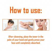 100ml Ginger & Turmeric Brightening Facial Toner, Deep Hydration & Firming, Moisturizing Facial Skin